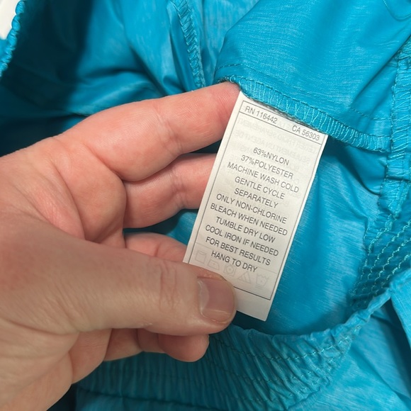 ZINE Clothing Blue Utility Rain Jacket with Hood - Picture 6 of 6